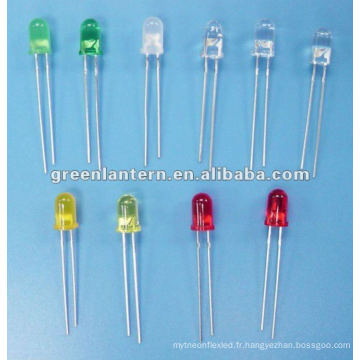 Haute qualité RGB 5mm LED longue jambe diode